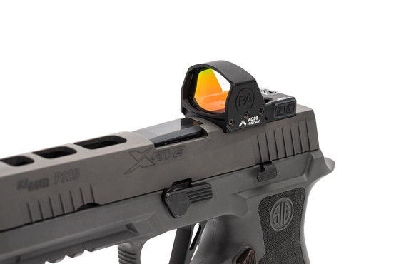 RS15 pistol red dot sight with side brightness buttons